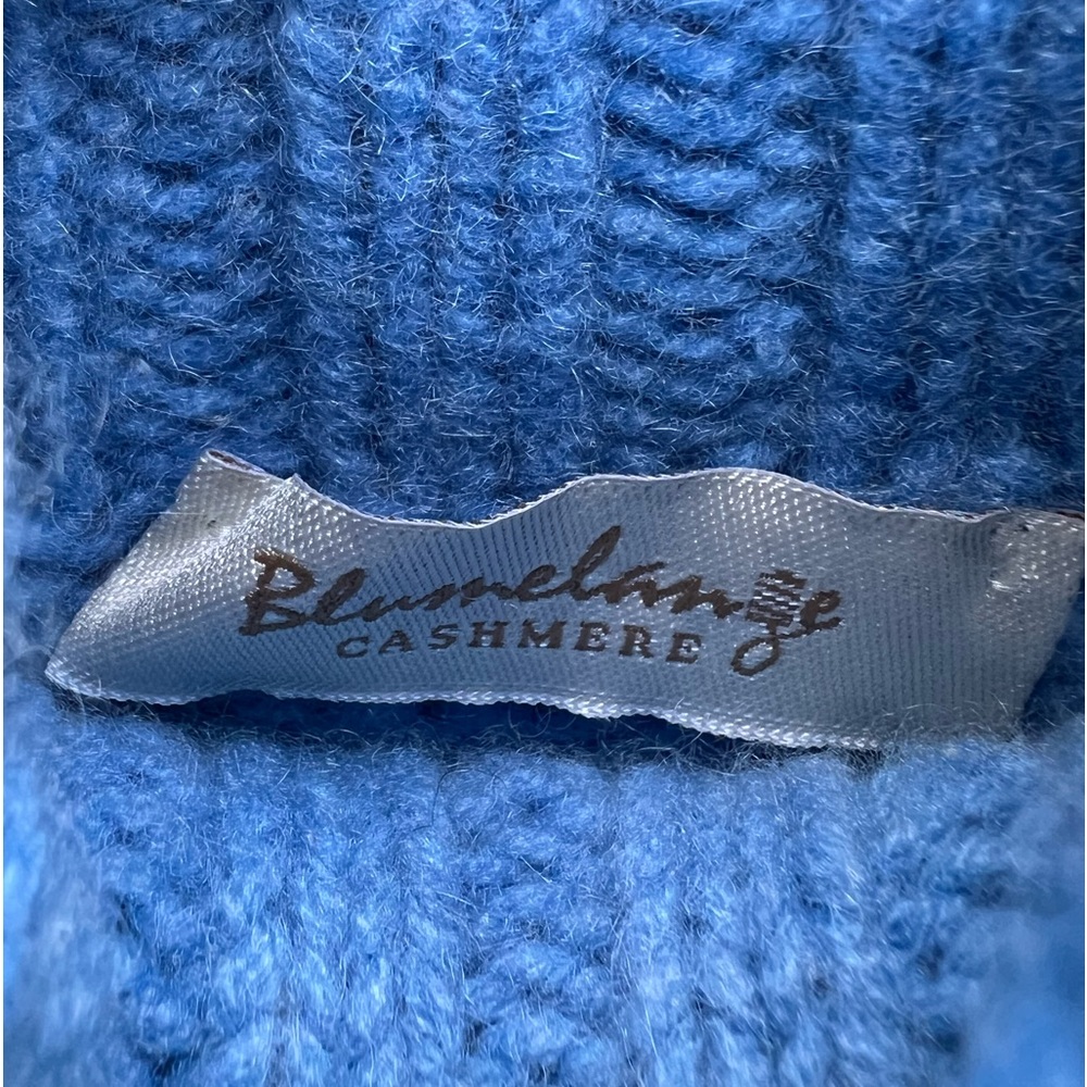 Bluemelange 100% cachemire sweater fits best a size 4/6 made in Italy - Picture 6 of 6
